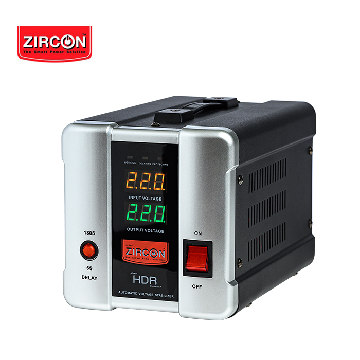 Zircon เครื่องปรับแรงดันไฟฟ้าอัตโนมัติ Automatic Voltage Stabilizer/ HDR/ 1000VA/800W
